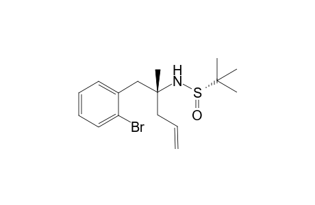 (S(S),2R)-1-(2-Bromophenyl)-N-(tert-butylsulfinyl)-2-methylpent-4-en-2-amine