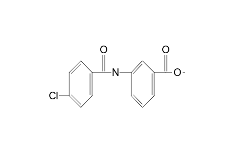 m-(p-chlorobenzamido)benzoic acid, methyl ester