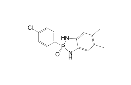 2-(4-CHLOROPHENYL)-1,3-DIHYDRO-5,6-DIMETHYL-1,3,2-BENZODIAZAPHOSPHOL-2-ONE