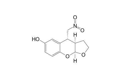 3a,4-trans-3a,9a-cis-4-(Nitromethyl)-2,3,3a,9a-tetrahydro-4H-furo[2,3-b]chromen-6-ol