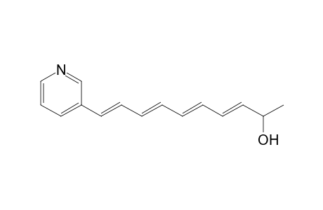 (3E,5E,7E,9E)-10-(3-pyridinyl)-2-deca-3,5,7,9-tetraenol