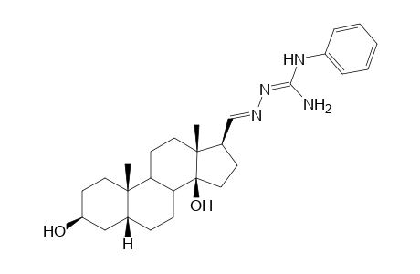 (E,E)-17.beta.-[(3-Phenylguanidino)imino]methyl]-5.beta.-androstane-3.beta.,14.beta.-diol