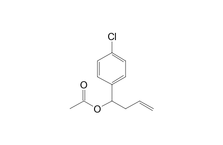 1-(4-Chlorophenyl)but-3-enyl acetate