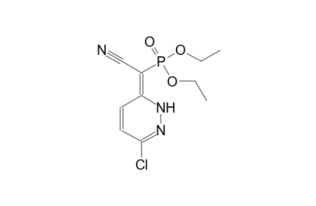 [(6-Chloro-2H-pyridazin-3-ylidene)-cyano-methyl]-phosphonic acid diethyl ester