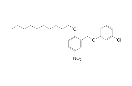 m-chlorophenyl 2-(decyloxy)-5-nitrobenzyl ether