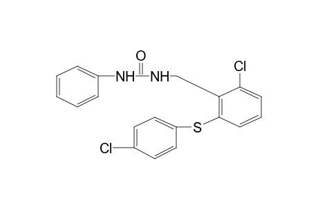 1-{2-chloro-6-[(p-chlorophenyl)thio]benzyl}-3-phenylurea