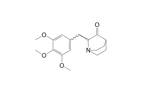 2-(3,4,5-trimethoxybenzylidene)-3-quinuclidinone