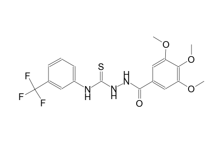 3-THIO-4-(alpha,alpha,alpha-TRIFLUORO-m-TOLYL)-1-(3,4,5-TRIMETHOXYBENZOYL)SEMICARBAZIDE