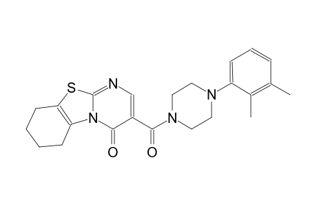 4H-pyrimido[2,1-b]benzothiazol-4-one, 3-[[4-(2,3-dimethylphenyl)-1-piperazinyl]carbonyl]-6,7,8,9-tetrahydro-