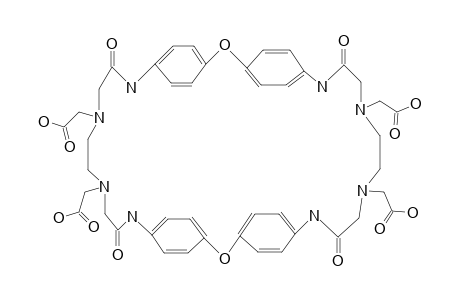 2,9,25,32-TETRAOXO-4,7,27,30-TETRAKIS-(CARBOXYMETHYL)-1,4,7,10,24,27,30,33-OCTAAZA-17,40-DIOXA-[10.1.10.1]-PARACYCLOPHANE