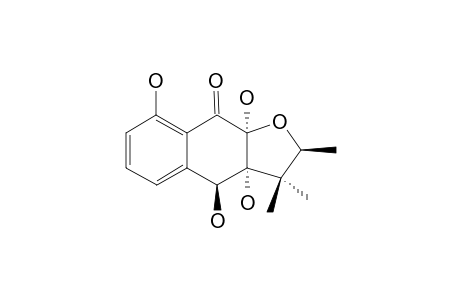 CHIRITALONE-B;(2R,3AS,4R,9AR)-3A,4,8,9A-TETRAHYDROXY-2,3,3-TRIMETHYL-2,3,3A,4,9A-PENTAHYDRONAPHTHO-[2,3-B]-FURAN-9-ONE