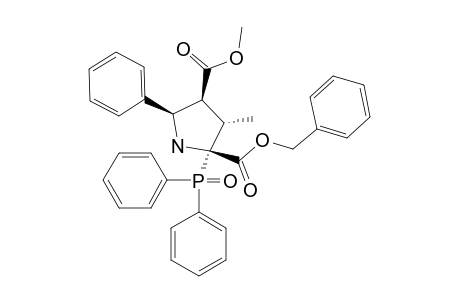 (2-ALPHA,3-BETA,4-ALPHA,5-ALPHA)-(+/-)-4-METHYL-2-PHENYLMETHYL-2-(DIPHENYLPHOSPHINOYL)-3-METHYL-5-PHENYL-2,4-PYRROLIDINE-DICARBOXYLATE