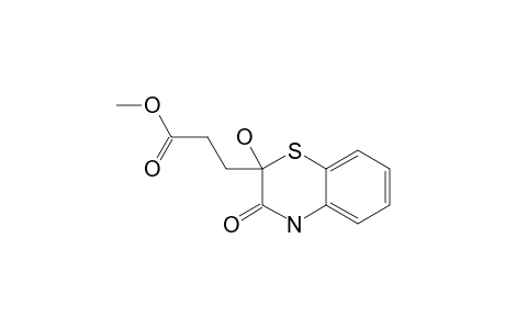 METHYL-3-(2-HYDROXY-2H-1,4-BENZOTHIAZIN-3(4H)-ON-2-YL)-PROPIONATE