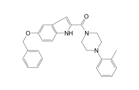 (5-benzoxy-1H-indol-2-yl)-[4-(o-tolyl)piperazino]methanone