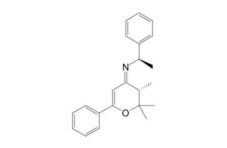 (.alpha.R,3S,4Z)-6-Phenyl-4-N-(.alpha.-methylbenzyl)imino-2,2,3-trimethyl-2,3-dihydro-4H-pyran-4-one