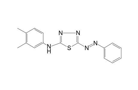 2-(phenylazo)-5-(3,4-xylidino)-1,3,4-thiadiazole