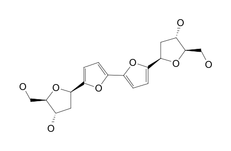 1-BETA,1'-BETA-(2,2'-BIFURAN-5,5'-DIYL)-BIS-(1,2-DIDEOXY-D-RIBOFURANOSIDE)