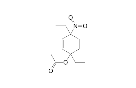 1,4-DIETHYL-4-NITRO-CYCLOHEXA-2,5-DIENYL-ACETATE;(DIASTEREOMER-A)