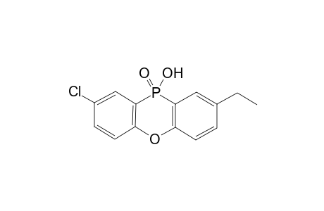 10H-Phenoxaphosphine, 2-chloro-8-ethyl-10-hydroxy-, 10-oxide