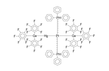 TRANS-BIS(TRIPHENYLPHOSPHINE)[TRIS(PENTAFLUOROPHENYL)GERMYLMERCURO][TRIS(PENTAFLUOROPHENYL)GERMYL]PLATINA