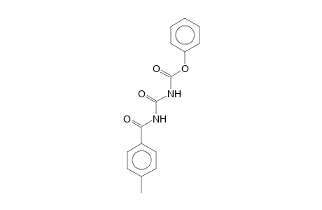 Allophanic acid, N-(p-toluoyl)-, phenyl ester