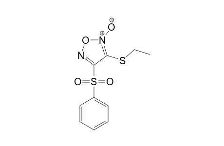 3-BENZENE-SULFONYL-3-ETHYL-THIO-FUROXAN