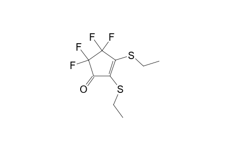 2,3-DITHIOETHOXY-4,4,5,5-TETRAFLUOROCYCLOPENT-2-EN-1-ONE