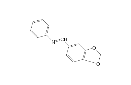 N-(3,4-METHYLENEDIOXYBENZYLIDENE)-ANILINE