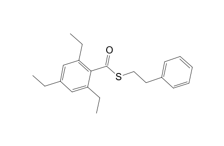 Benzenecarbothioic acid, 2,4,6-triethyl-, S-(2-phenylethyl) ester