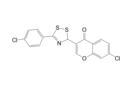 7-CHLORO-3-[5'-(PARA-CHLORO)-PHENYL-3H-[1,2,4]-DITHIAZOL-3'-YL]-4H-CHROMEN-4-ONE