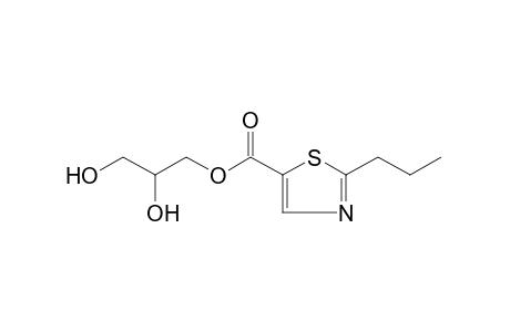 2-propyl-5-thiazolecarboxylic acid, 2,3-dihydroxypropyl ester