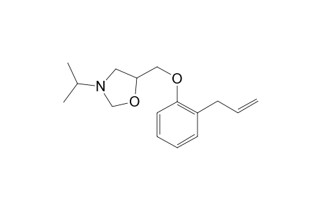 1-[N-isopropyloxazolidin-5'-yl)methoxy}-2-allylbenzene / alprenolol-(M+12)-artifact