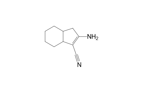 2-Amino-3a,4,5,6,7,7a-hexahydro-3H-indene-1-carbonitrile