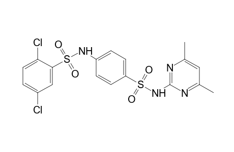 2,5-dichloro-N'-(4,6-dimethyl-2-pyrimidinyl)-N,4'-bi[benzenesulfonamide]