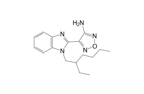 4-[1-(2-Ethyl-hexyl)-1H-benzoimidazol-2-yl]-furazan-3-ylamine