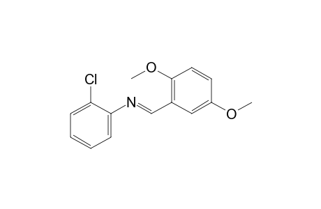 o-chloro-N-(2,5-dimethoxybenzylidene)aniline