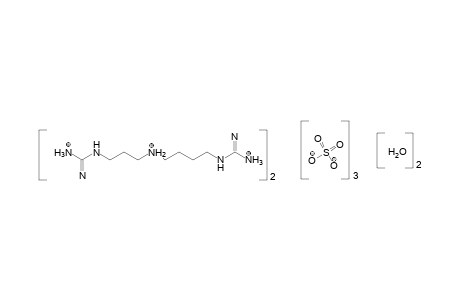 {4-[(3-GUANIDINOPROPYL)AMINO]BUTYL}GUANIDINE, SULFATE (2:3), HYDRATE