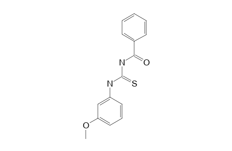 1-benzoyl-3-(m-methoxyphenyl)-2-thiourea