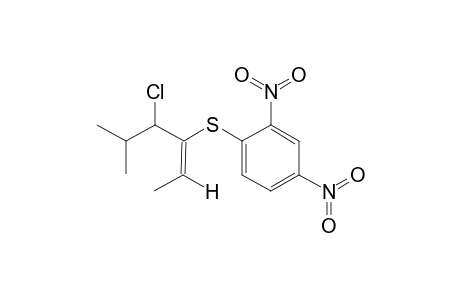 E-4-CHLORO-5-METHYL-2-HEXEN-3-YL-2',4'-DINITROPHENYL-SULPHIDE