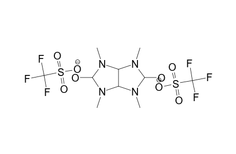 3,7-DIHYDROXY-2,4,6,8-TETRAMETHYL-2,4,6,8-TETRAAZABICYCLO-[3.3.0]-OCTANE-3,7-DIYLIUM)-BIS-(TRIFLUOROMETHANESULFONATE)