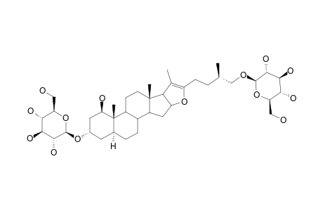 26-O-BETA-D-GLUCOPYRANOSYL-5-ALPHA-FUROST-20(22)-ENE-1-BETA,3-ALPHA,26-TRIOL-3-O-BETA-D-GLUCOPYRANOSIDE