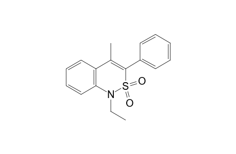 1-ethyl-4-methyl-3-phenyl-1H-2,1-benzothiazine, 2,2-dioxide