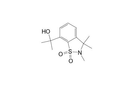 2,3,3-Trimethyl-7-(1-methyl-1-hydroxyethyl)benzisothiazoline 1,1-dioxide