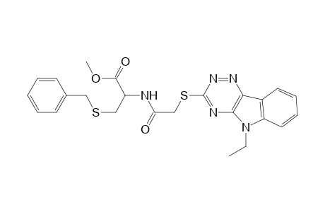 2-[[2-[(5-ethyl-[1,2,4]triazino[5,6-b]indol-3-yl)thio]-1-oxoethyl]amino]-3-(phenylmethylthio)propanoic acid methyl ester