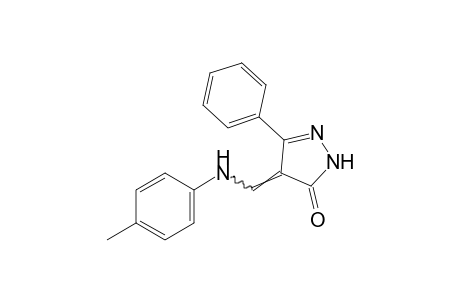 3-phenyl-4-[(p-toluidino)methylene]-2-pyrazolin-5-one