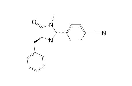 (2R,5S)-5-Benzyl-3-methyl-2-(4-cyanophenyl)imidazolidin-4-one