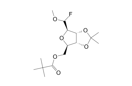 2,2-dimethylpropionic acid [(3aR,4R,6R,6aR)-4-(fluoro-methoxy-methyl)-2,2-dimethyl-3a,4,6,6a-tetrahydrofuro[3,4-d][1,3]dioxol-6-yl]methyl ester