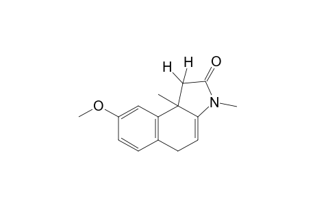 5,9b-dihydro-3,9b-dimethyl-8-methoxybenz[e]indolin-2-one