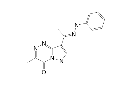 3,7-DIMETHYL-8-[1-(PHENYLHYDRAZONO)-ETHYL]-6H-PYRAZOLO-[5,1-C]-[1,2,4]-TRIAZIN-4-ONE