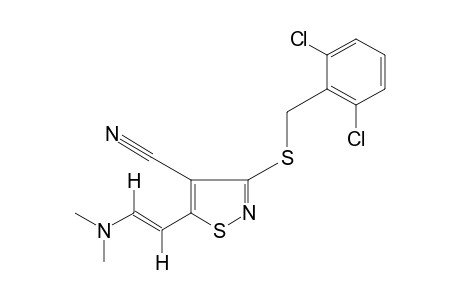 trans-3-[(2,6-DICHLOROBENZYL)THIO]-5-[2-(DIMETHYLAMINO)VINYL]-4-ISOTHIAZOLECARBONITRILE